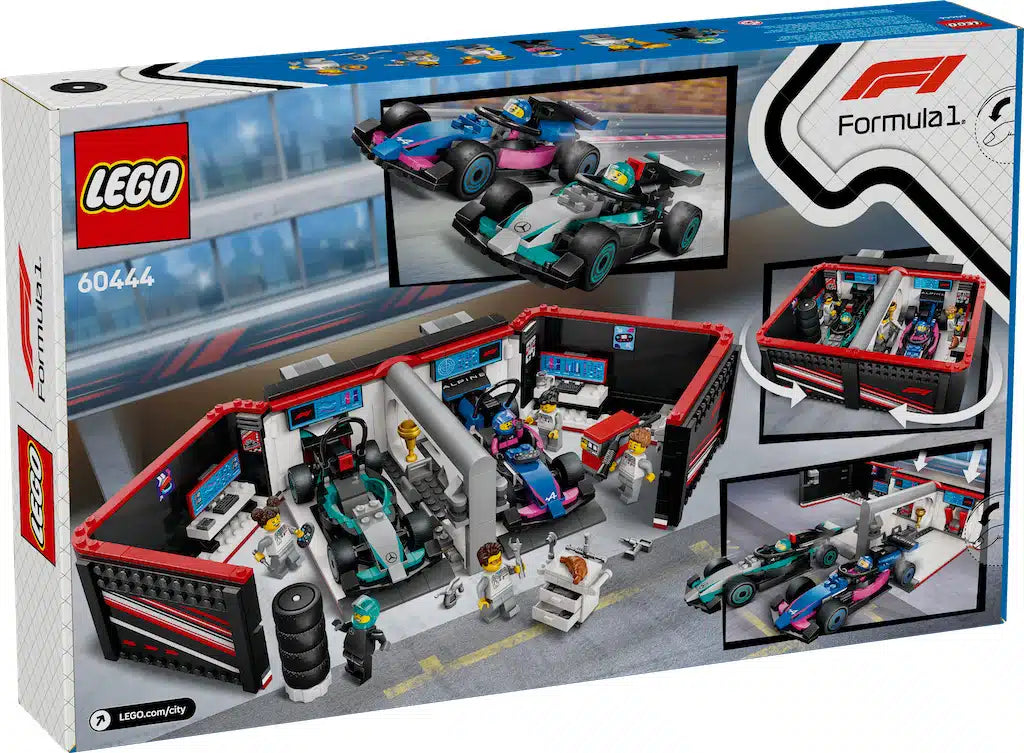 F1® Garage & Mercedes-AMG & Alpine Cars LEGO 60444