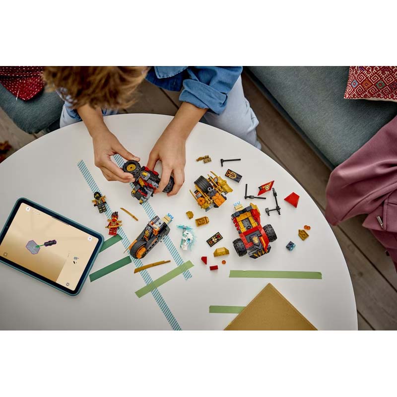 Kai and Cole's Combiner Vehicles LEGO 71864