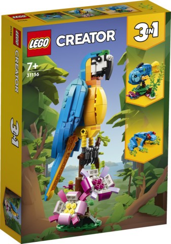 Exotic parrot Lego 31136