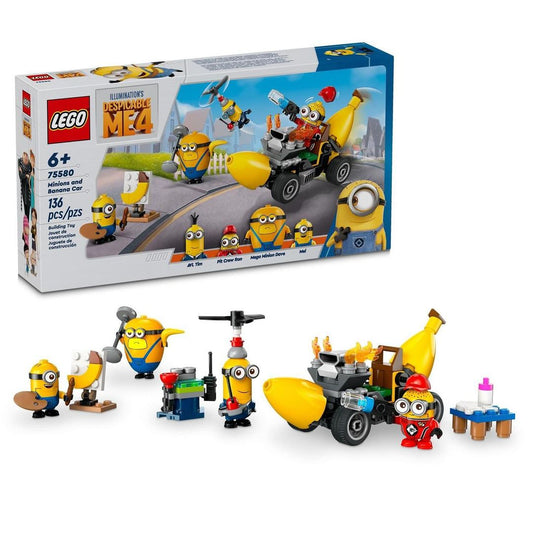 Minions en Bananen Auto LEGO 75580