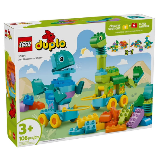 3in1 Dinosaurs on Wheels LEGO 10451