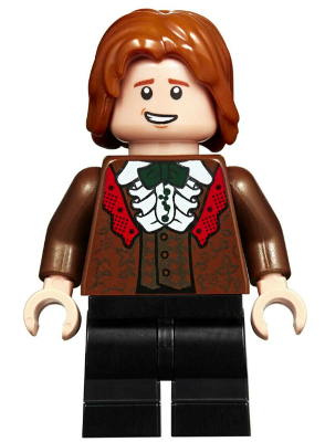 Ron Weasley - Reddish Brown Suit, Shirt with Ruffle LEGO hp185 | Fyrebrick.be