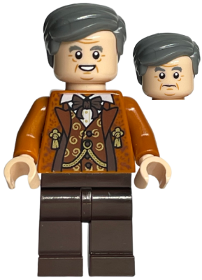 Horace Slughorn - Dark Orange Jacket, Reddish Brown Vest LEGO hp230 | Fyrebrick.be