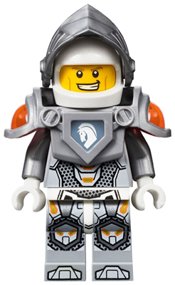 Lance Richmond - Flat Silver - Visor and Armor LEGO nex001 | Fyrebrick.be