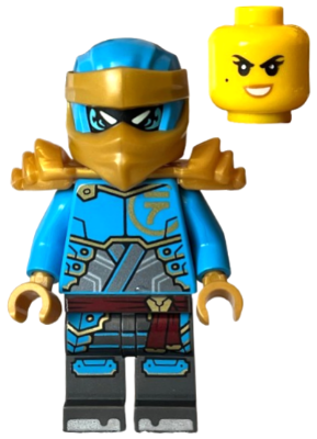 Nya - Dragons Rising, Tunic with Large Armor Plates, Head Wrap, Shoulder Armor LEGO njo0865 | Fyrebrick.be