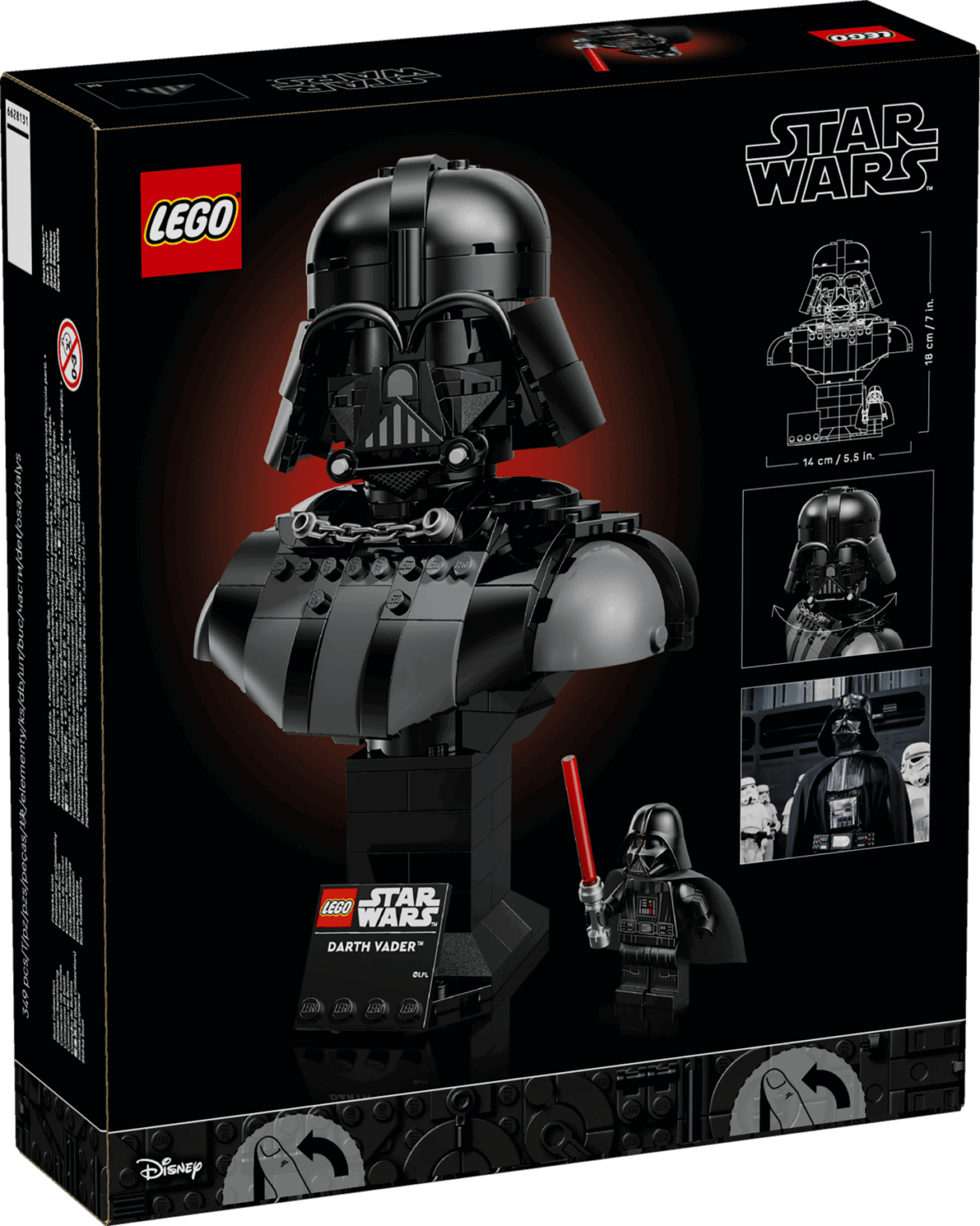 Darth Vader Bust LEGO 75439