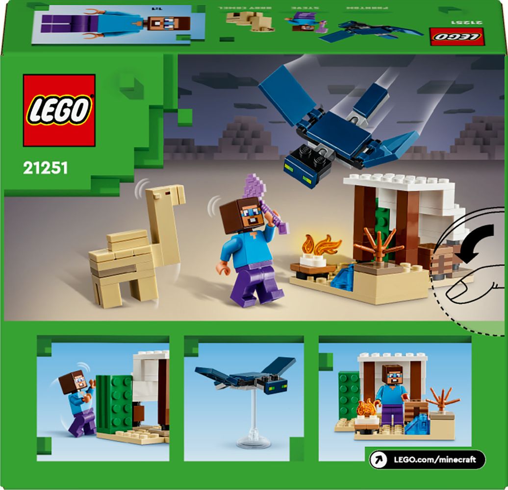 Steve's woestijnexpeditie LEGO 21251