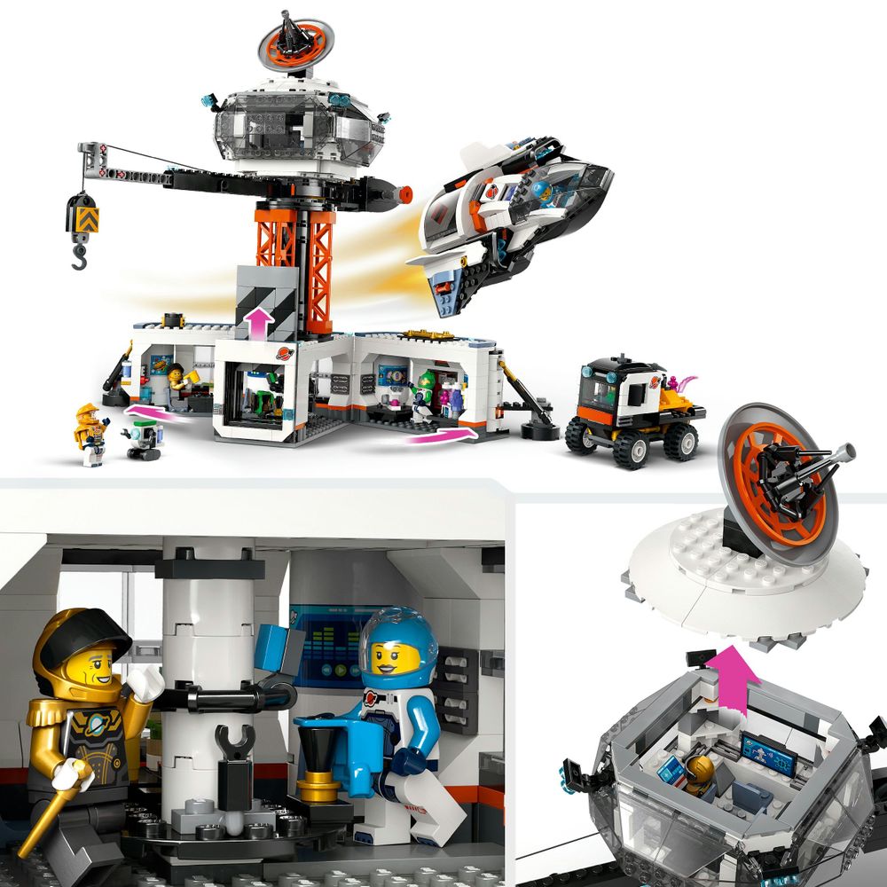 Space base and rocket launch pad LEGO 60434