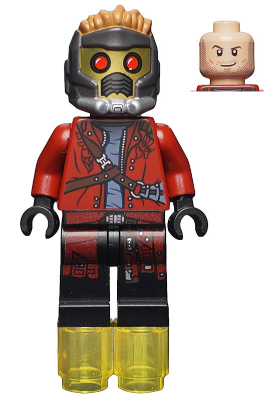 Star-Lord - Mask, Open Jacket LEGO sh0127 | Fyrebrick.be