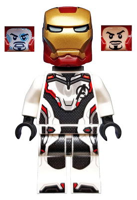Iron Man - White Jumpsuit, Neck Bracket LEGO sh0575 | Fyrebrick.be