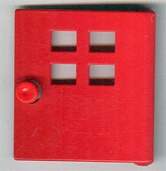 x988 | Duplo Door / Window Pane with Four Windows Narrow | LEGOPART