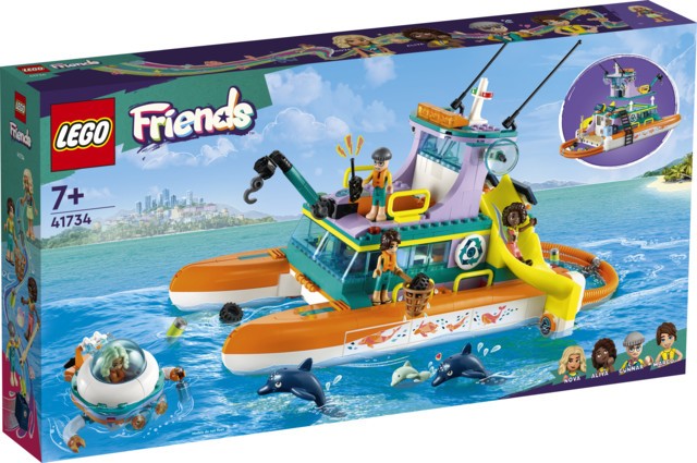 Lifeboat at sea Lego 41734