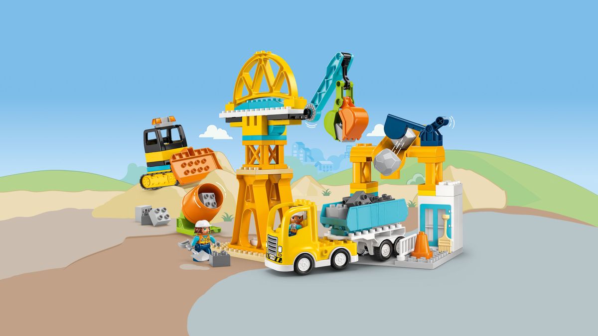 3 in 1 Construction Site and Vehicles LEGO 10476
