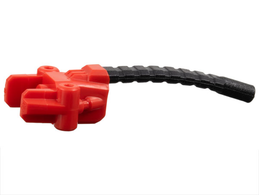 105904pb01 | Minifigure, Powerlifter Assisted Lifting Arm with Molded Flexible Rubber Black Conduit Pattern | LEGOPART