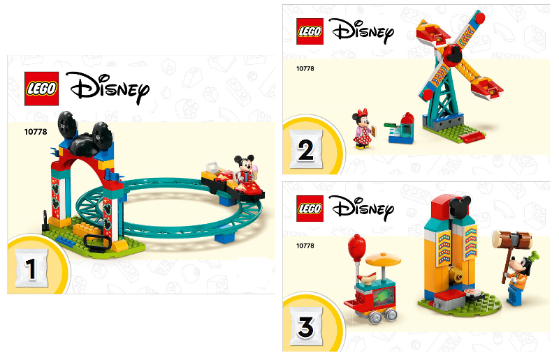 10778-1 | Mickey, Minnie and Goof | INSTRUCTIONS | LEGOPART