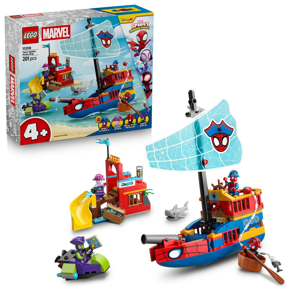 Team Spidey Pirate Ship LEGO 11208