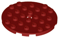 11213 | Plate, Round 6 x 6 with Hole | LEGOPART