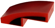 11477pb197 | Slope, Curved 2 x 1 x 2/3 with Black Curved Stripe Pattern on Both Sides | LEGOPART