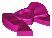 11618 | Friends Accessories Hair Decoration, Bow with Heart, Long Ribbon, and Small Pin | LEGOPART