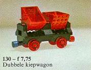 Wagon with Double Tippers lego 130-1