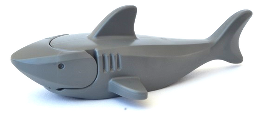 14518c01 | Shark with Rounded Nose and Debossed Gills and Eyes | LEGOPART