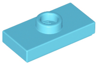 15573 | Plate, Modified 1 x 2 with 1 Stud with Groove and Bottom Stud Holder | LEGOPART