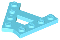 15706 | Wedge, Plate A-Shape with 2 Rows of 4 Studs | LEGOPART