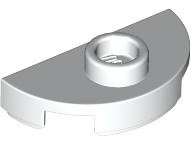 1745 | Plate, Round 1 x 2 Half with 1 Stud | LEGOPART