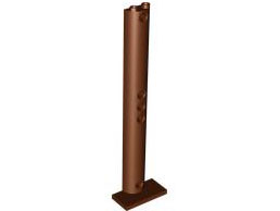 1749 | Support 2 x 4 x 13 Semicircle with 5 Pin Holes | LEGOPART