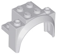 18974 | Vehicle, Mudguard 4 x 2 1/2 x 2 1/3 with Arch Round | LEGOPART