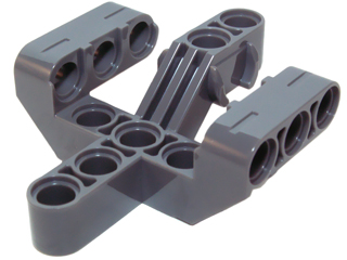 19086 | Technic, Liftarm, Modified Fork 5 x 6 x 2 Perpendicular with 3 Fingers | LEGOPART
