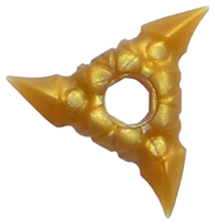 19807a | Minifigure, Weapon Shuriken Throwing Star with Textured Grips | LEGOPART