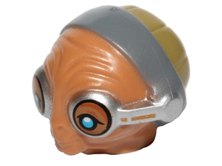 24601pb01 | Minifigure, Head, Modified SW Maz Kanata Pattern | LEGOPART