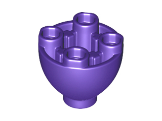 24947 | Brick, Round 2 x 2 Dome Bottom with Studs | LEGOPART