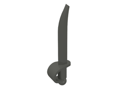 2530 | Minifigure, Weapon Sword, Cutlass / Saber with Small Hilt | LEGOPART