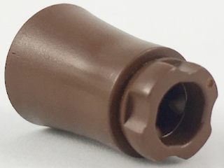 2536c | Plant, Tree Palm Trunk - Short Connector, Axle Hole with 4 Inside Prongs | LEGOPART