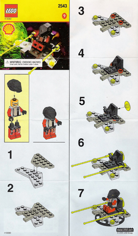 2543-1 | Alien Space Plane | INSTRUCTIONS | LEGOPART