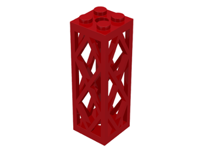 2580c01 | Support 2 x 2 x 5 Lattice Pillar | LEGOPART