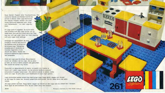 261-4 | Complete Kitchen Set | INSTRUCTIONS | LEGOPART