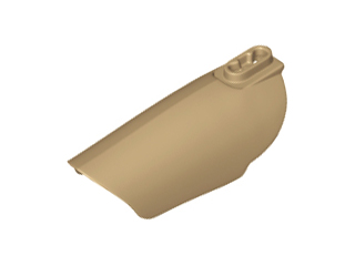 26831 | Large Figure Armor, Arm / Leg Cover with Ball Joint Socket and 2 Holes | LEGOPART