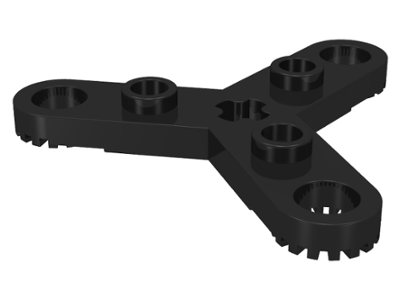 2712 | Technic, Plate Rotor 3 Blade with Toothed Ends and 3 Studs (Propeller) | LEGOPART