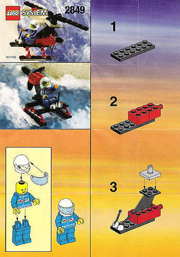 2849-1 | Gyrocopter | INSTRUCTIONS | LEGOPART