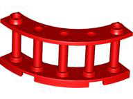 30056 | Fence 4 x 4 x 2 Quarter Round Spindled with 2 Studs | LEGOPART