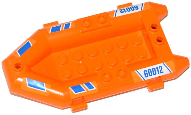 30086c01pb05 | Boat, Rubber Raft, Small with Blue Stripes and | LEGOPART
