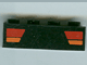 3010pb003 | Brick 1 x 4 with Car Taillights Red and Orange Pattern | LEGOPART