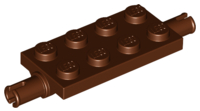 30157 | Plate, Modified 2 x 4 with Pins and Thin Angled Supports | LEGOPART