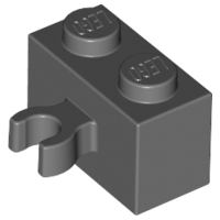 30237b | Brick, Modified 1 x 2 with Open O Clip Thick | LEGOPART