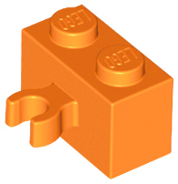 30237b | Brick, Modified 1 x 2 with Open O Clip Thick | LEGOPART