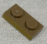 3023pb02 | Plate 1 x 2 with Gold Pattern on Long Edge | LEGOPART