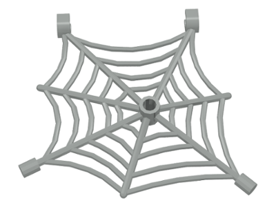 30240 | Spider Web Flat with Hollow Stud, Bar Ends, and Clips | LEGOPART